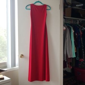 NWOT Red formal shift evening ball gown